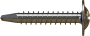 Self-Drilling Mounting Screw With Countersunk Head