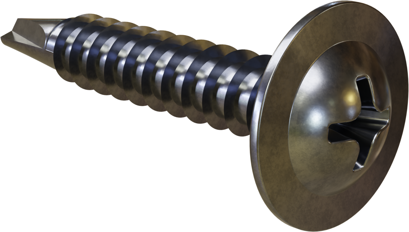 Mounting self drilling screw, wafer head, PH ∅4.2x13mm, zinc plated STALCO WSP4213