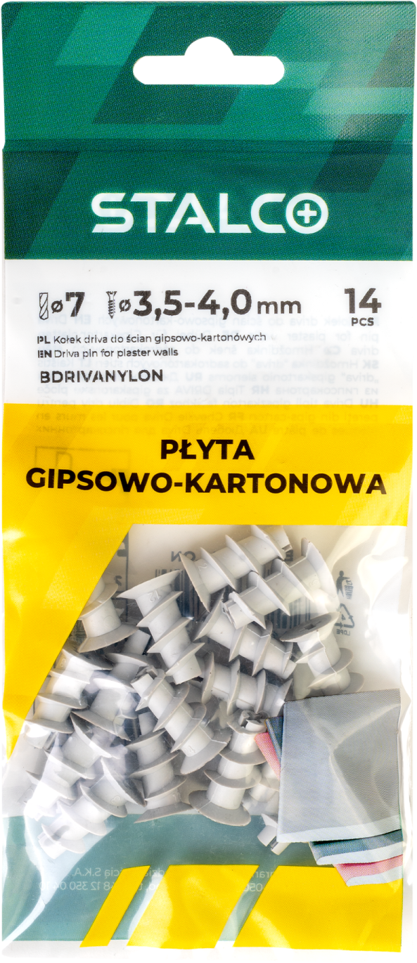 DRIVA plasterboard fixing nylon BDRIVA-NYLON bag (14) 1/12/72 STALCO BDRIVANYLON