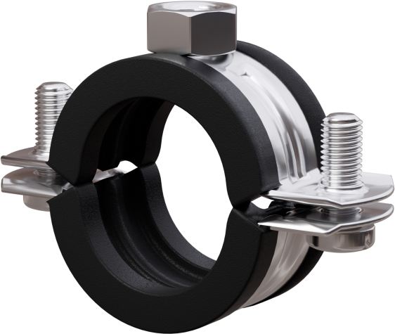 Obejma pojedyncza do rur z gumą bez zestawu montażowego (15-19mm) 3/8” (25/300) STALCO ORG038