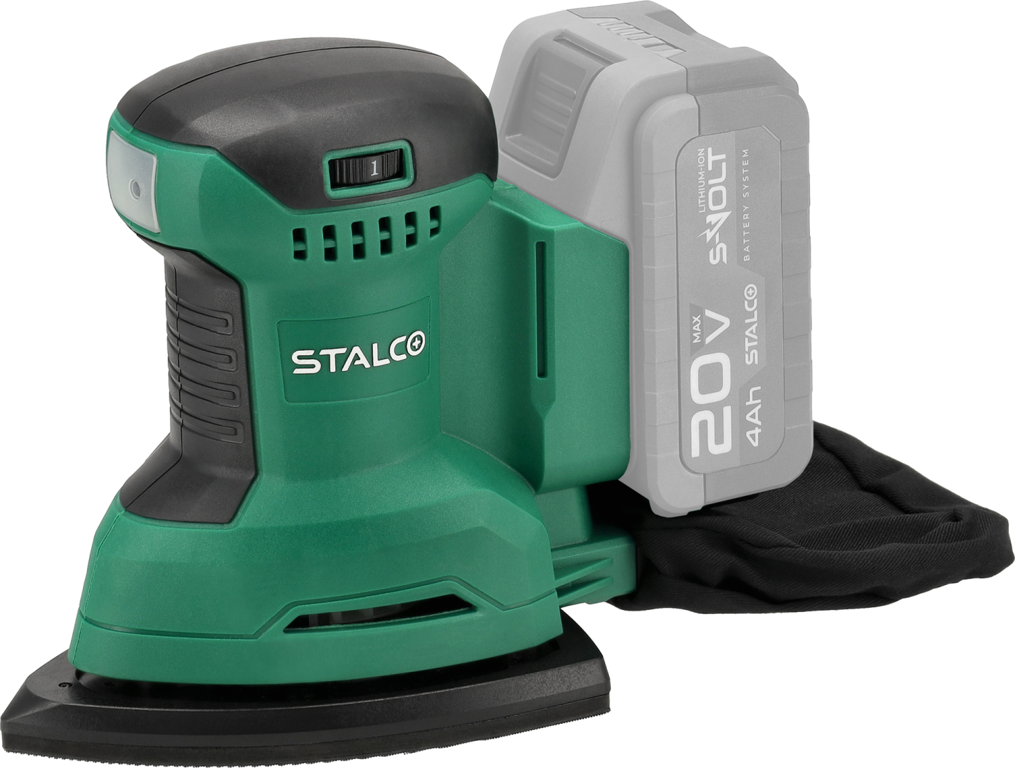 Cordless delta sander DSS20-140 body 20V S-VOLT STALCO S050497345