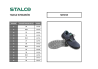 Leather work shoes SERVICE S1 36 STALCO S-47948