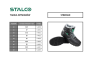 Insulated leather safety ankle boots SYBERIAN S3 40 STALCO S-44310