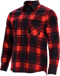 Flannel Shirt SQUARE red S...