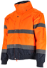 Men&#39;s high-vis insulated jacket BOMBER 3in1 orange S STALCO S090700009