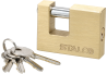 Brass rectangular padlock 50mm STALCO S024120250