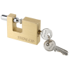 Brass rectangular padlock 50mm STALCO S024120250