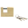 Brass rectangular padlock 50mm STALCO S024120250