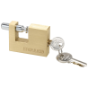 Brass rectangular padlock 50mm STALCO S024120250