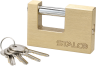 Brass rectangular padlock 50mm STALCO S024120250