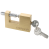 Brass rectangular padlock 50mm STALCO S024120250