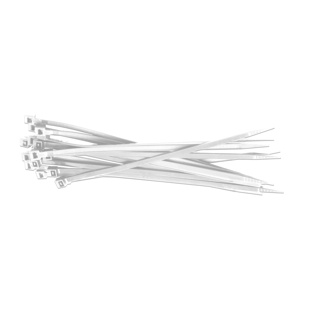Nylon cable tie 2.5 x 80mm, white STALCO PERFECT OPPB25080