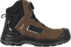 Leather safety ankle boots...