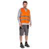 High-vis safety vest SHINE yellow S STALCO S-42077