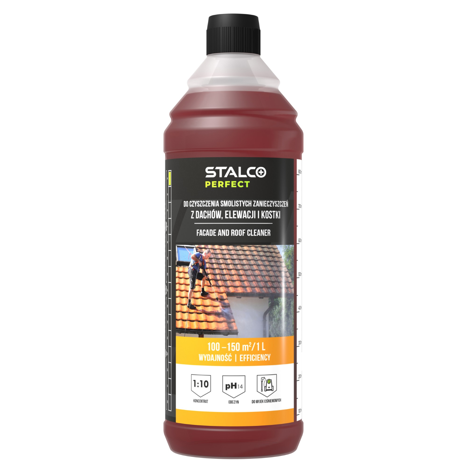 All-purpose cleaner for roofs, facades and paving stones 1 L STALCO PERFECT S-64560