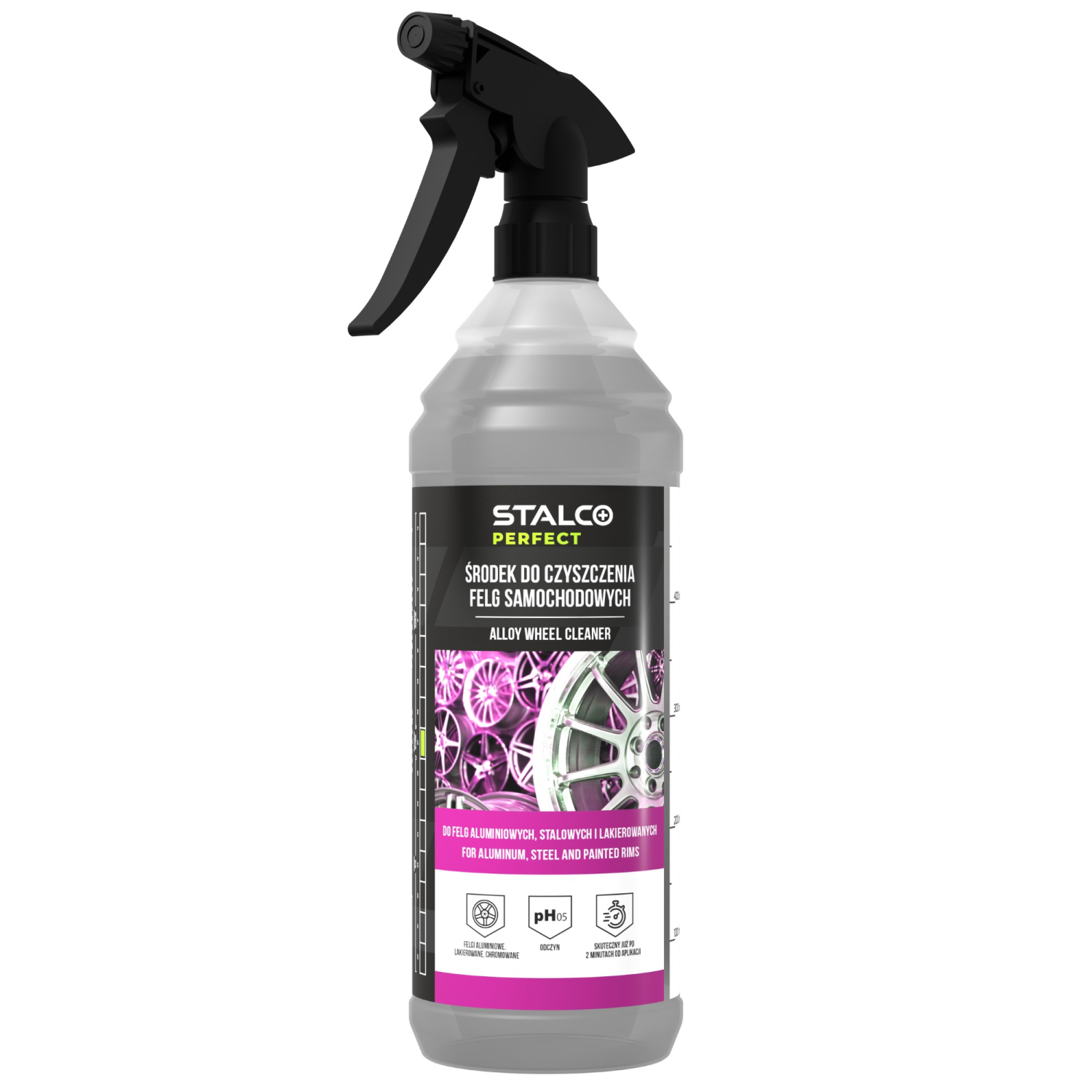 Środek do czyszczenia felg RED 600ml STALCO PERFECT S-64564