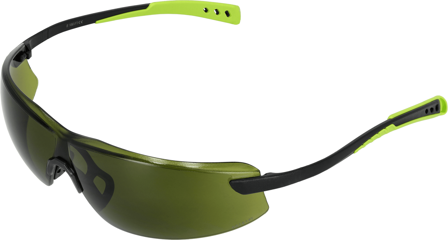 Safety goggles ULTRA LIGHT green STALCO PERFECT S-78436