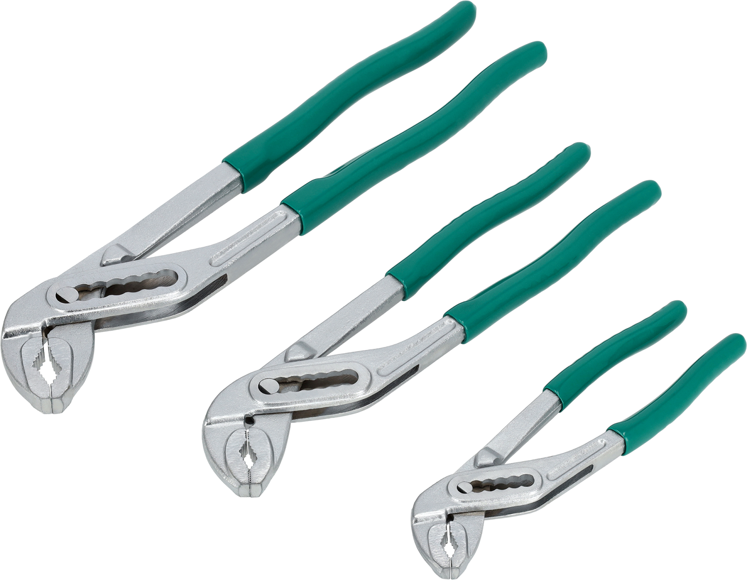 Zestaw 3elem. szczypce do rur 180mm, 250mm, 300mm CrV wkład EVA STALCO S026388815