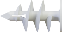 Plastic screw-in fixings...