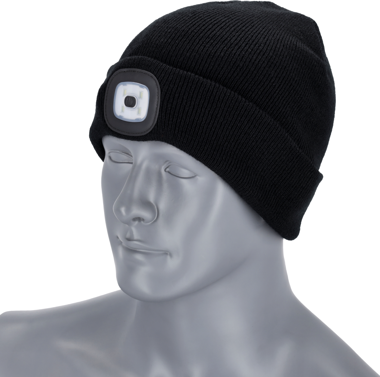 Czapka zimowa z latarką RAY 54-62 ONE SIZE STALCO