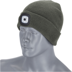 Czapka zimowa z latarką RAY...