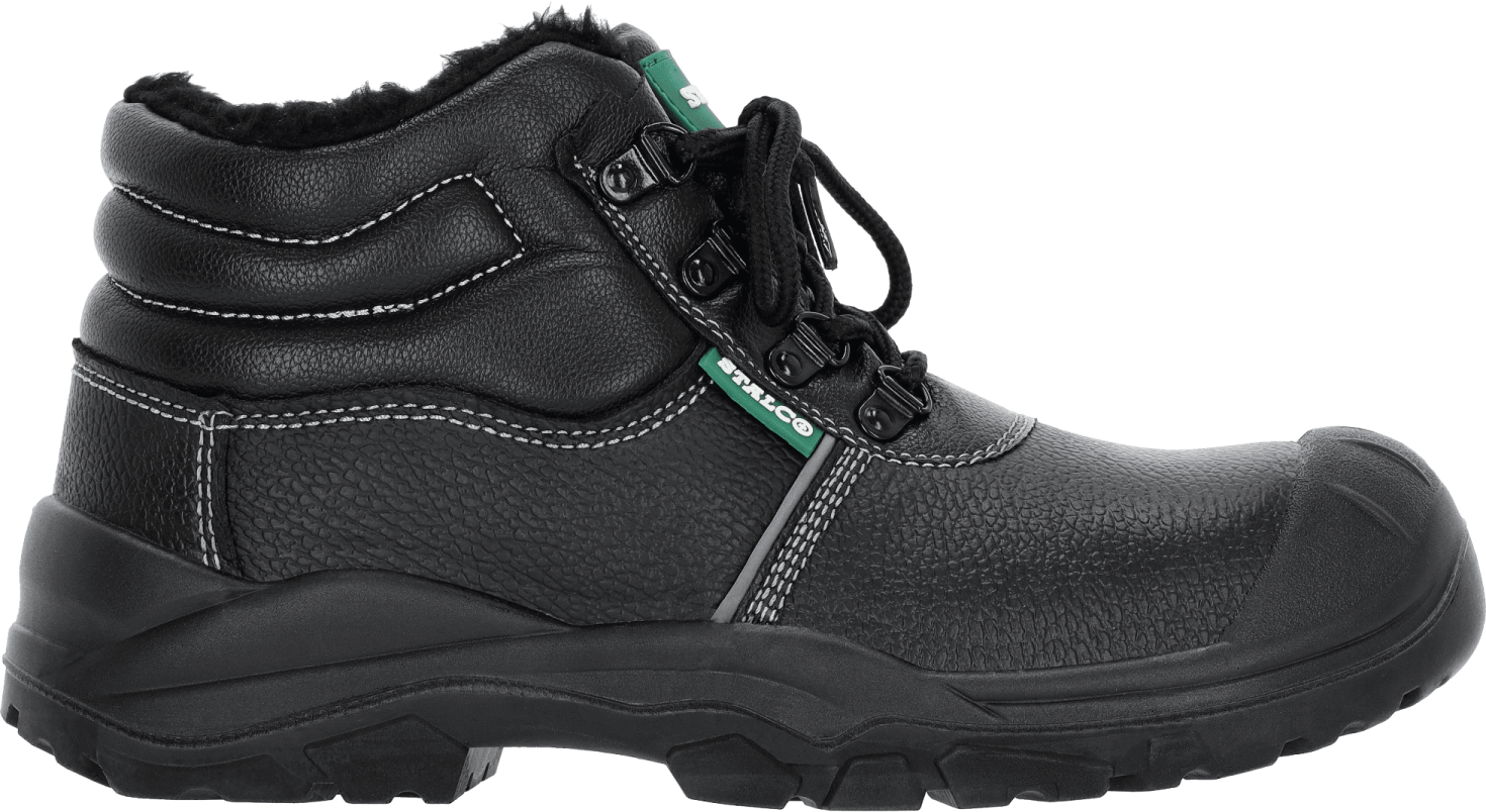 Insulated leather safety ankle boots THURO HIGH WINTER S1 40 STALCO S-44340