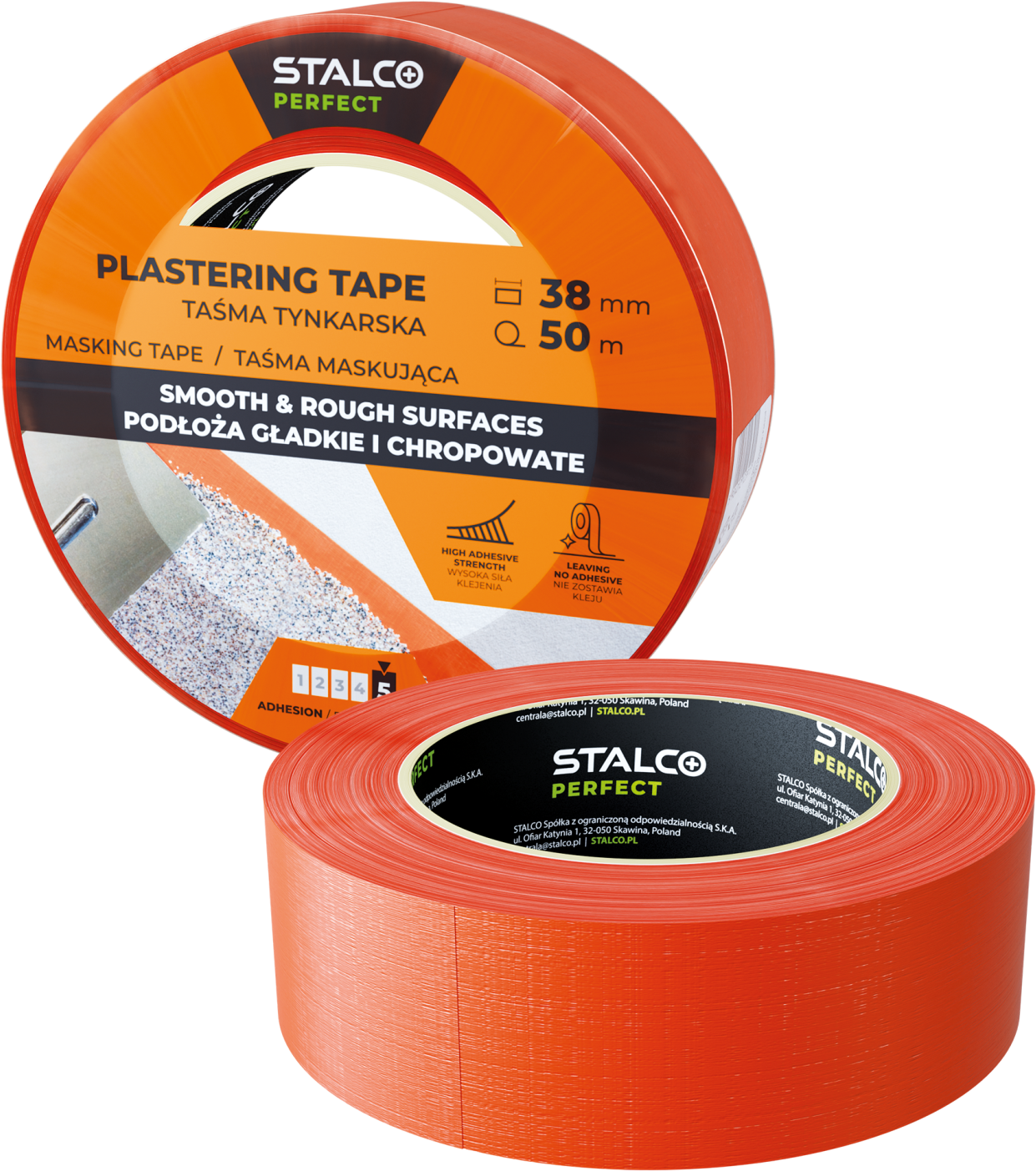 Plastering tape 38mm x 20m (42pcs) STALCO PERFECT S-38461