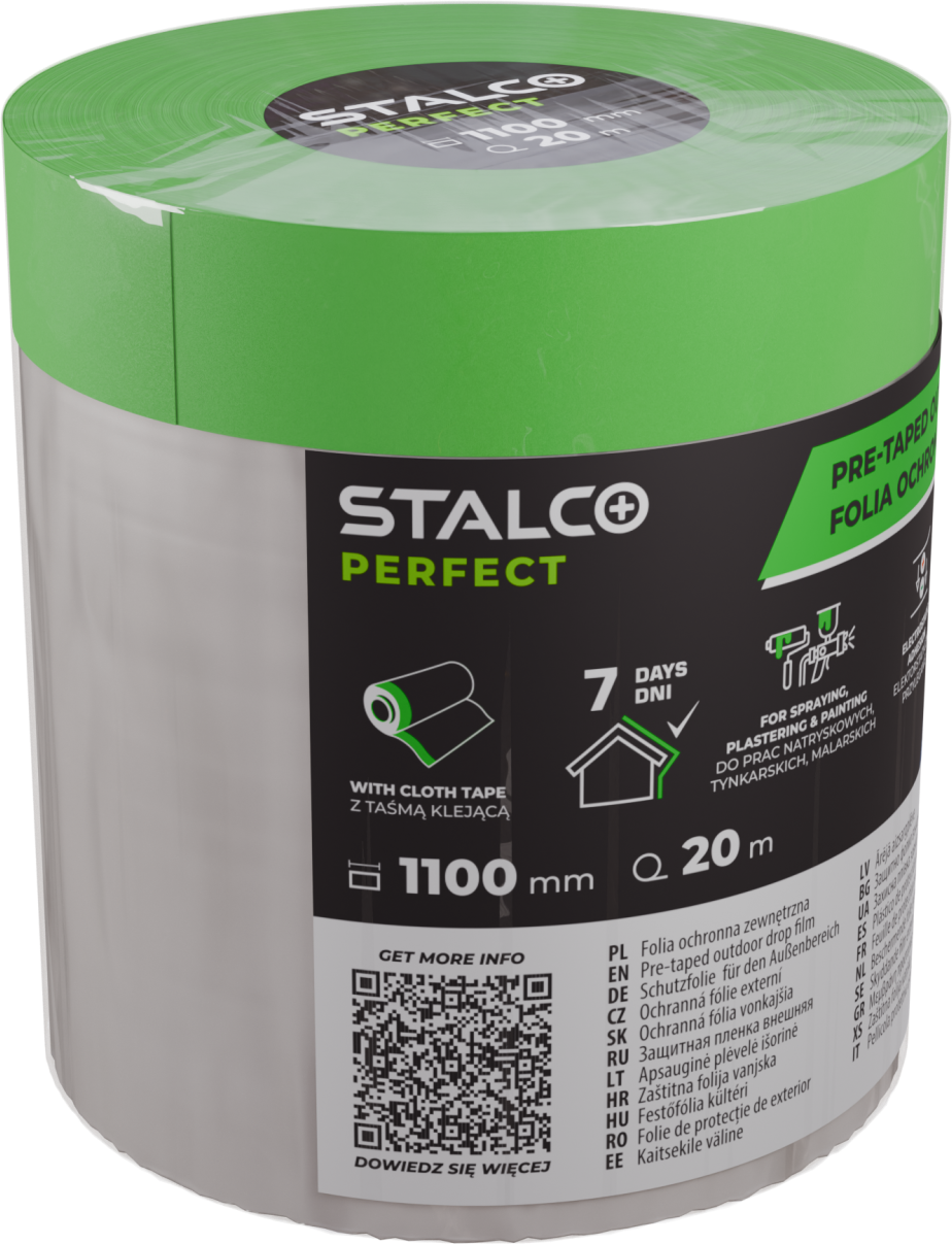 Folia ochronna zewnętrzna samoprzylepna