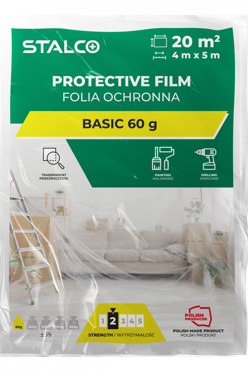 Protective Foil 4x5m (60g) STALCO S-47620