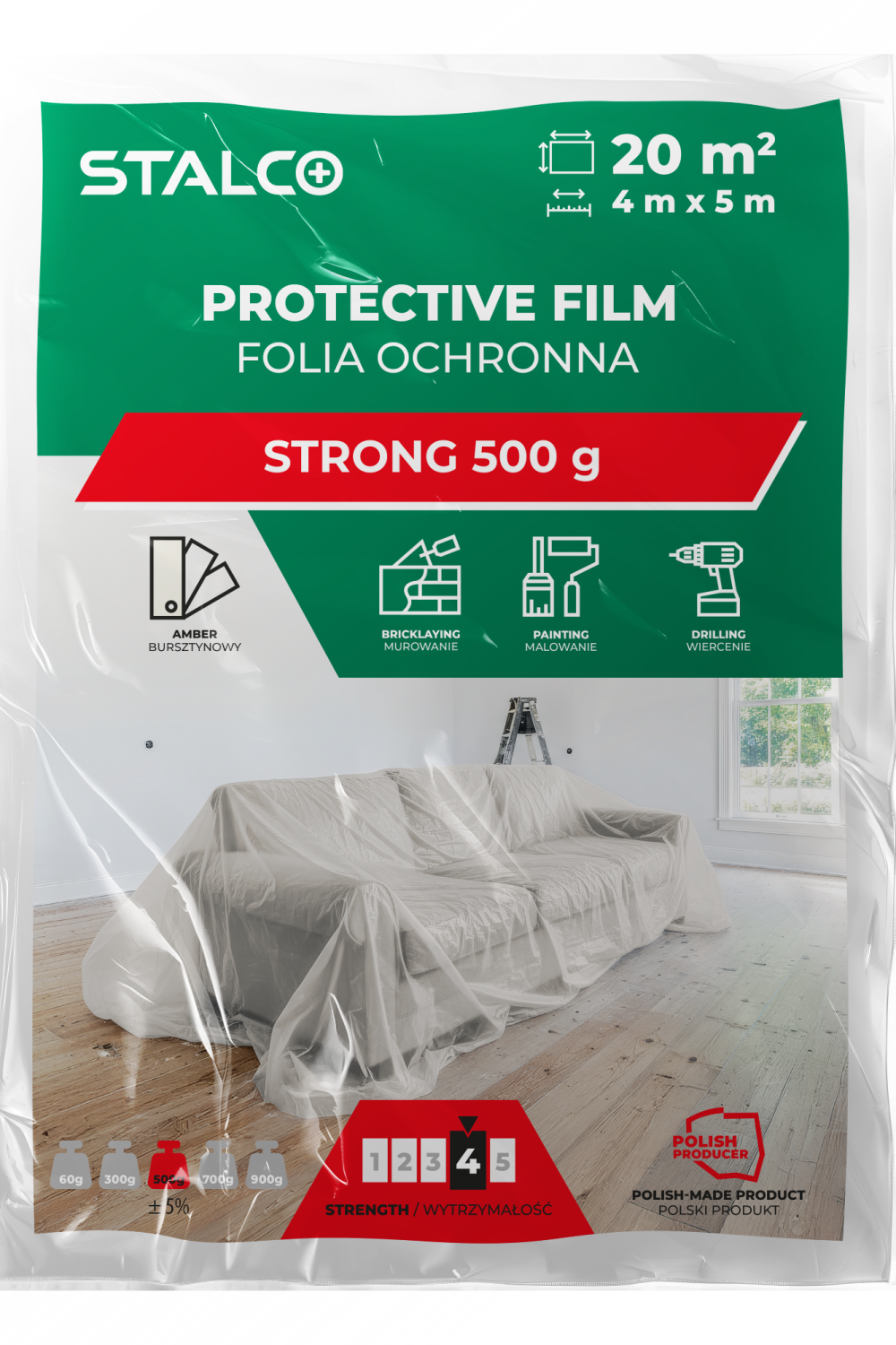 Protective Foil 4x5m (500g) STALCO S-47670
