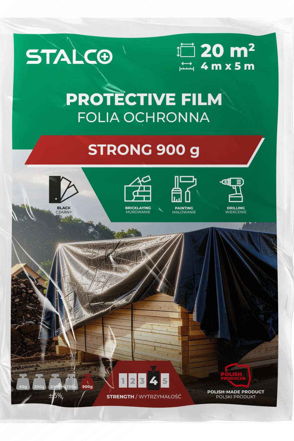 Protective Foil 4x5m (900g) STALCO S-47650