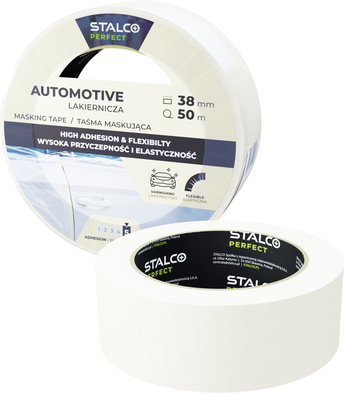 Taśma maskująca lakiernicza STALCO PERFECT