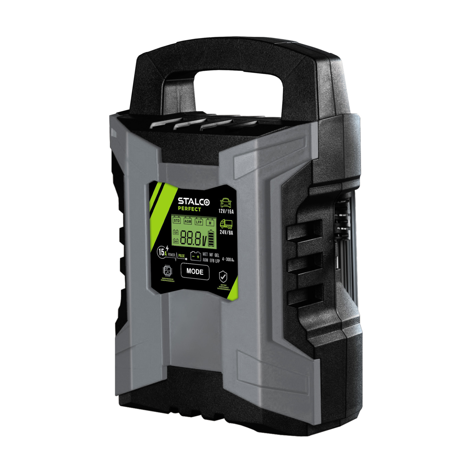 Prostownik samochodowy PowerPulse 15A STALCO PERFECT S056598756