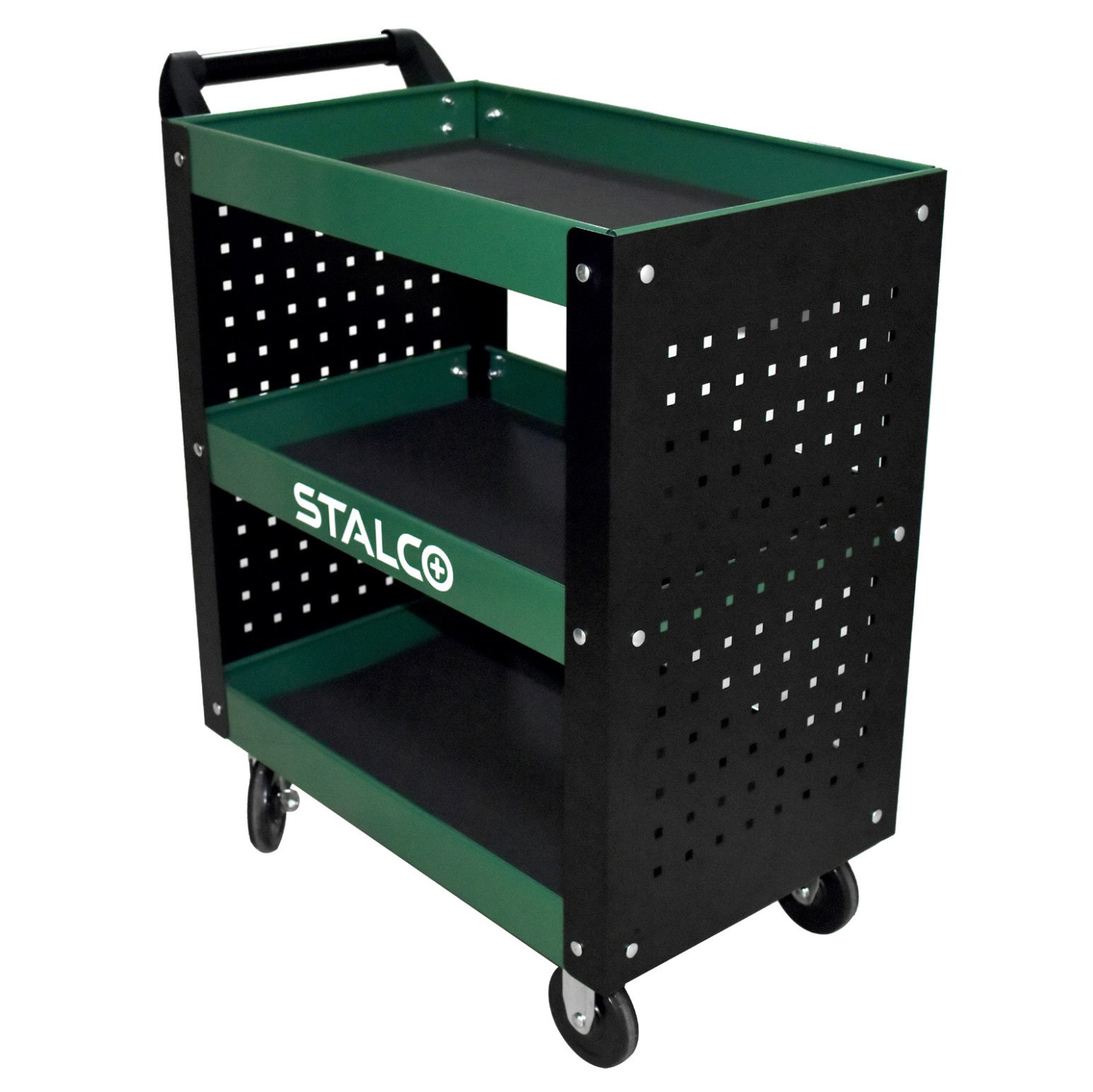 Service trolley with 3 shelves STALCO S-43060