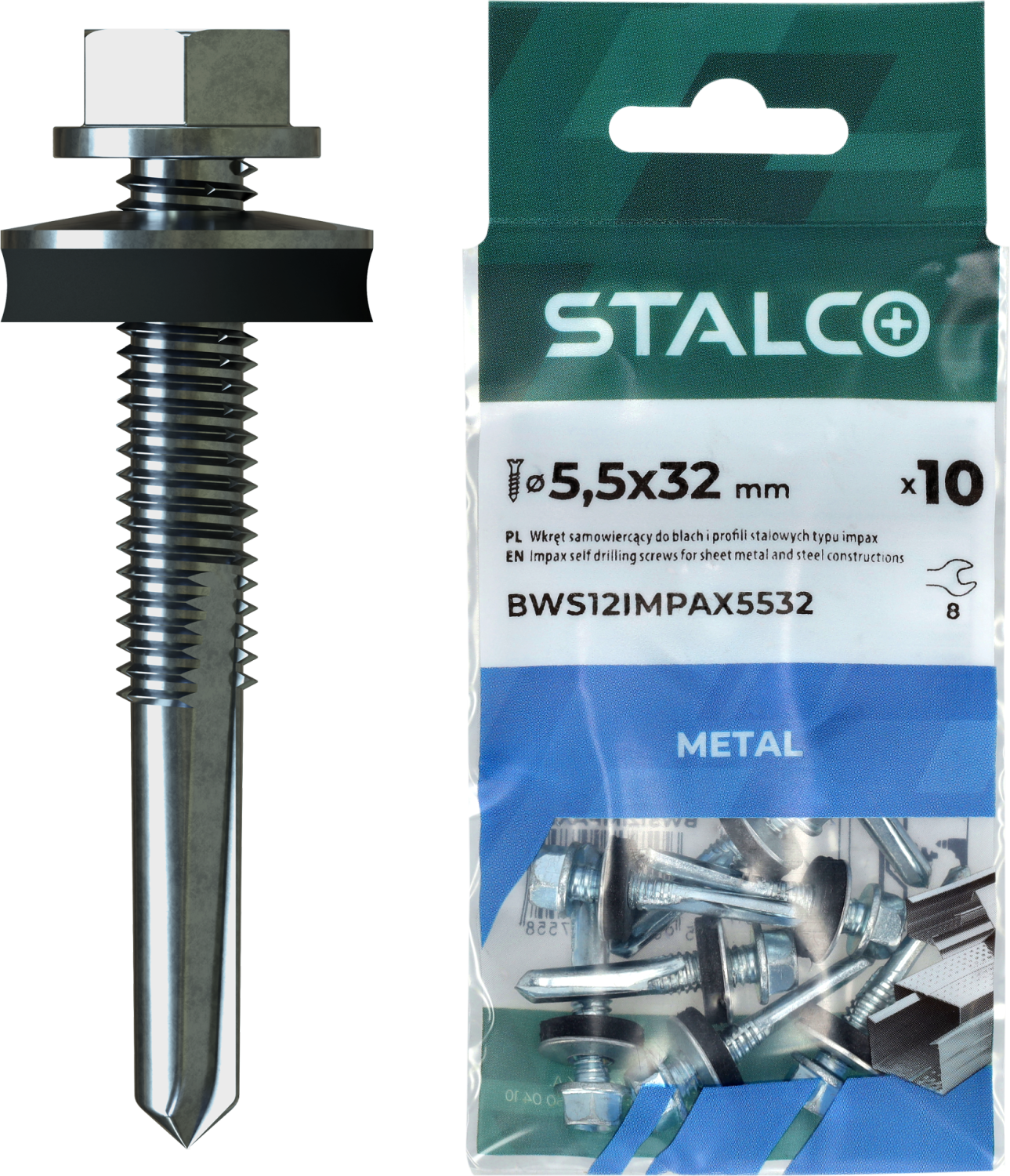 Wkręt samowiercący do stali WS IMPAX