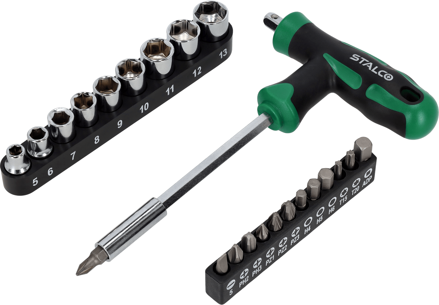 Wkrętak typu T 23elem. STALCO S010800023