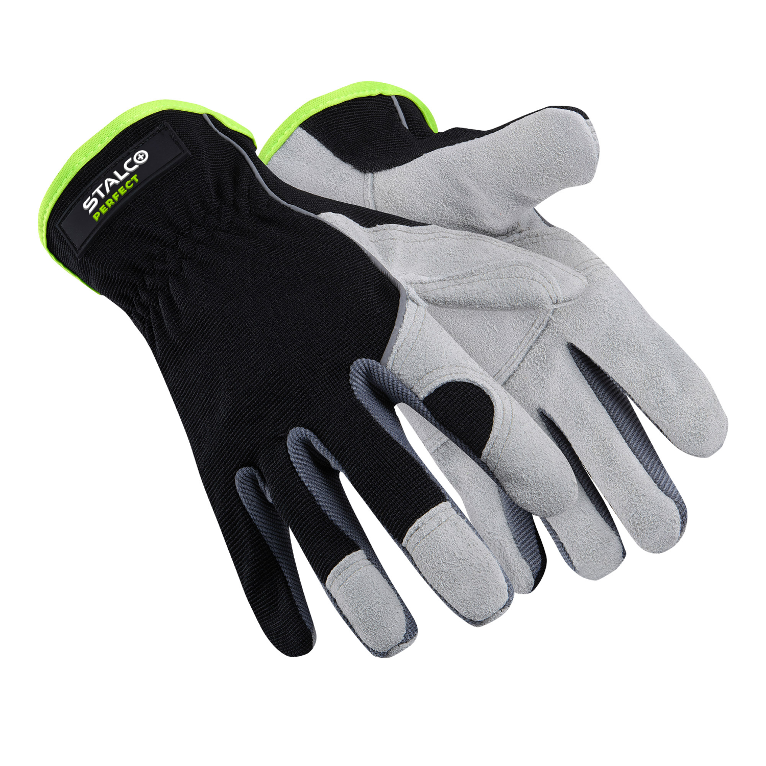 Leather gloves SKIN COMFORT GRIP M-8” STALCO PERFECT S-76353