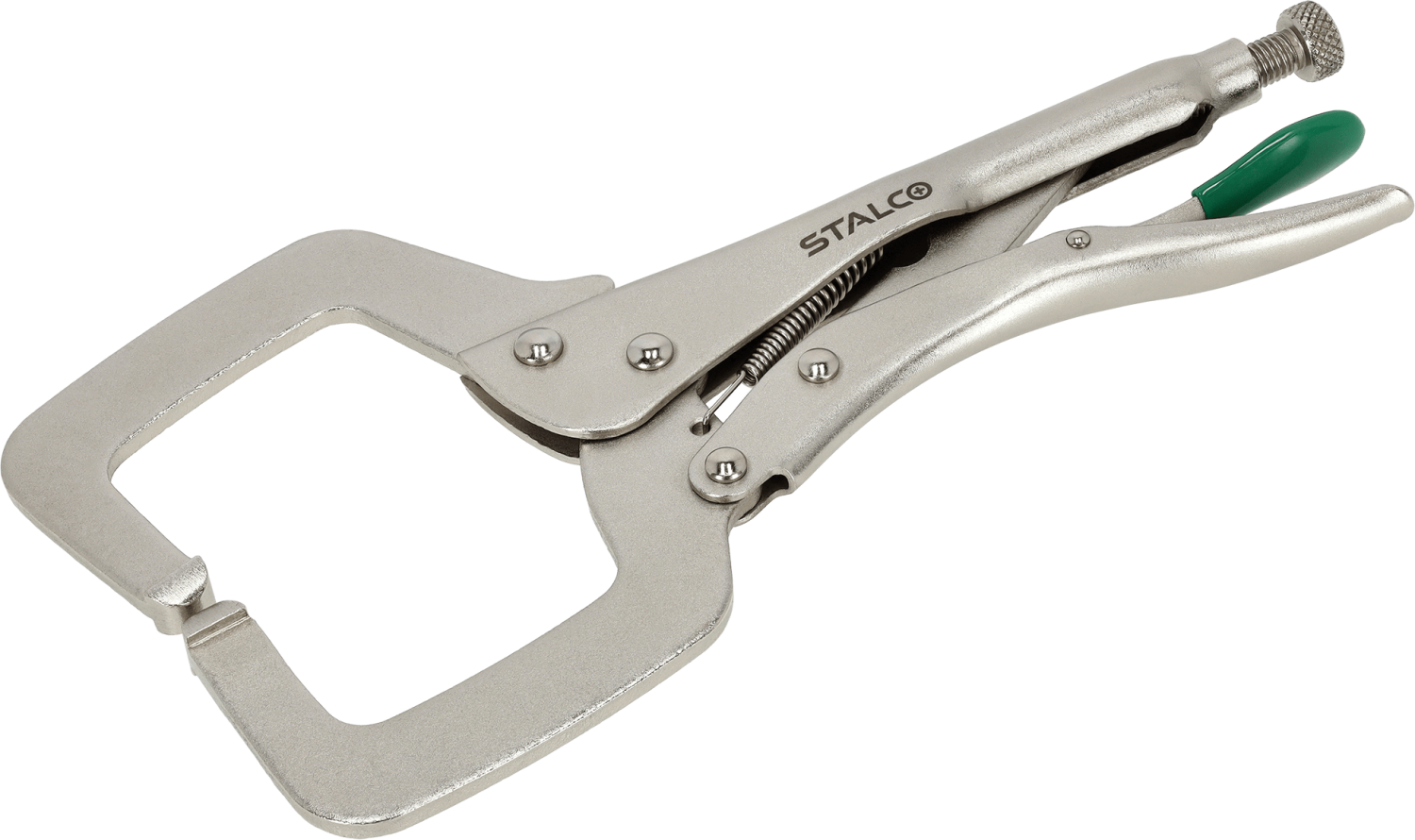 Szczypce spawalnicze klamrowe, zatrzaskowe, typ "C"  280mm STALCO S011914307