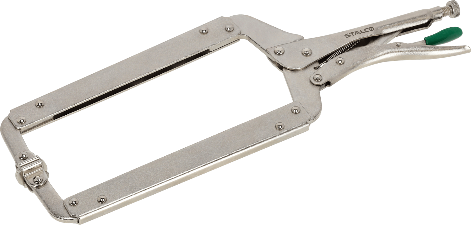 Szczypce spawalnicze zatrzaskowe głębokie, typ "C",  460mm STALCO S011914311