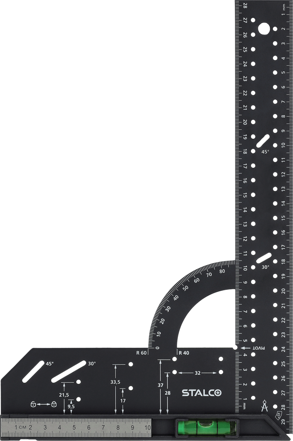 Kątownik wielofunkcyjny STALCO S010417317