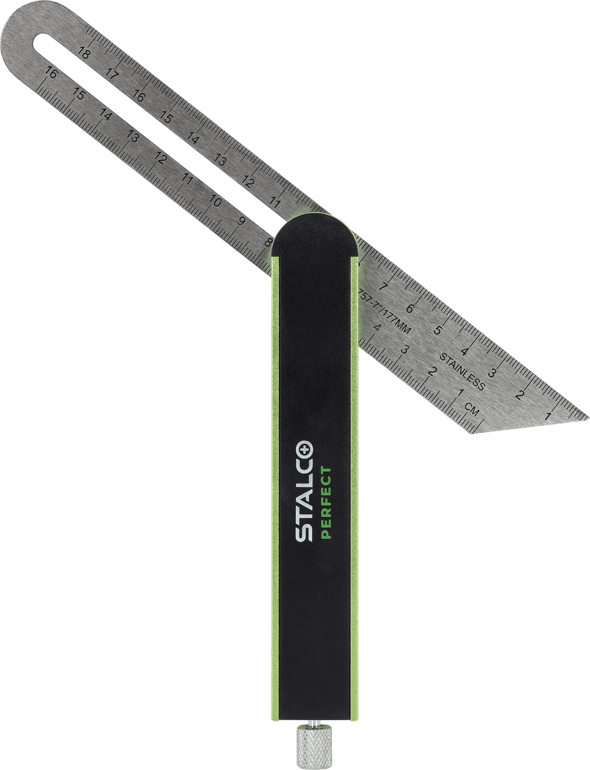 Kątownik nastawny typu T