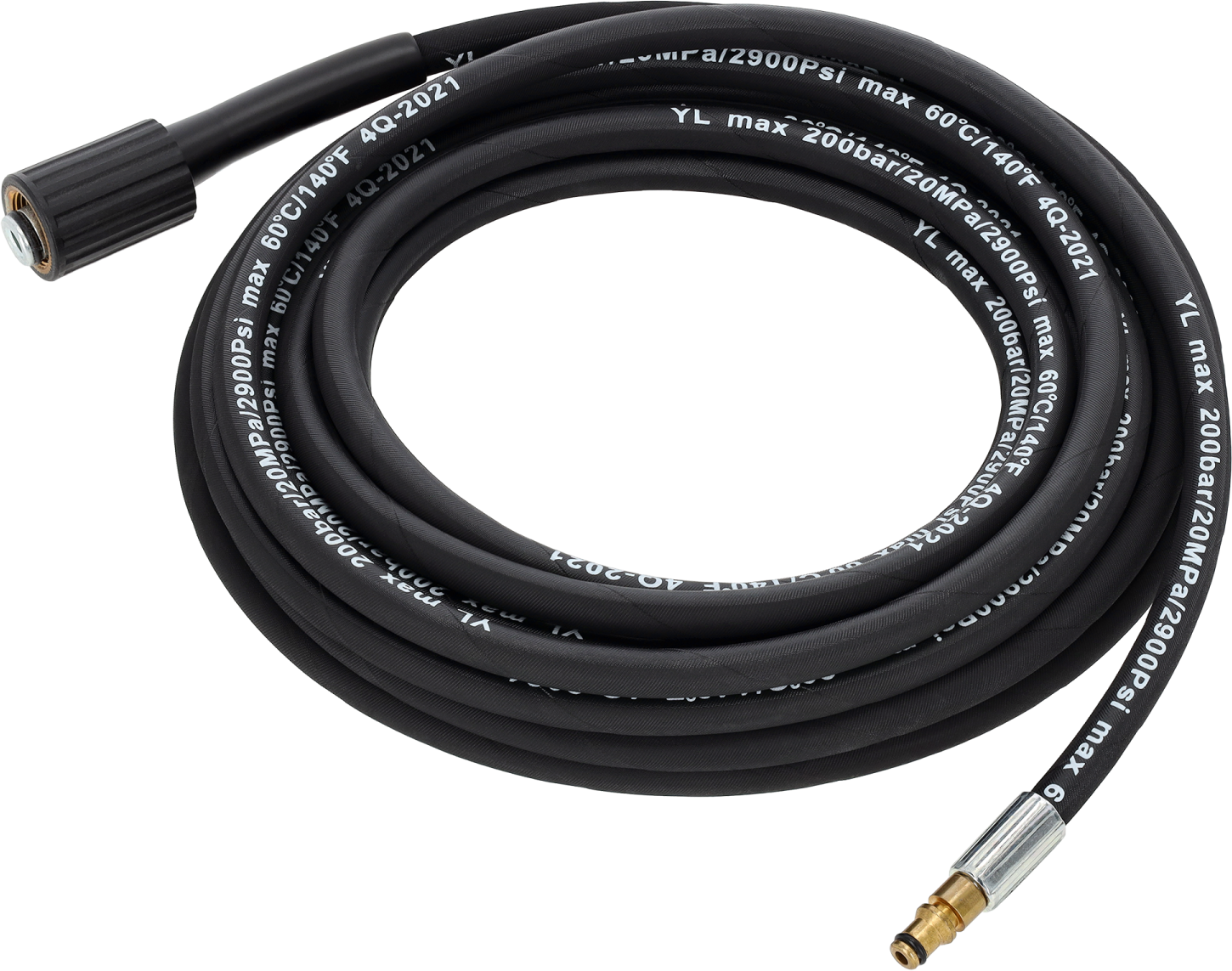 Wąż wysokociśnieniowy w oplocie stalowym 8m