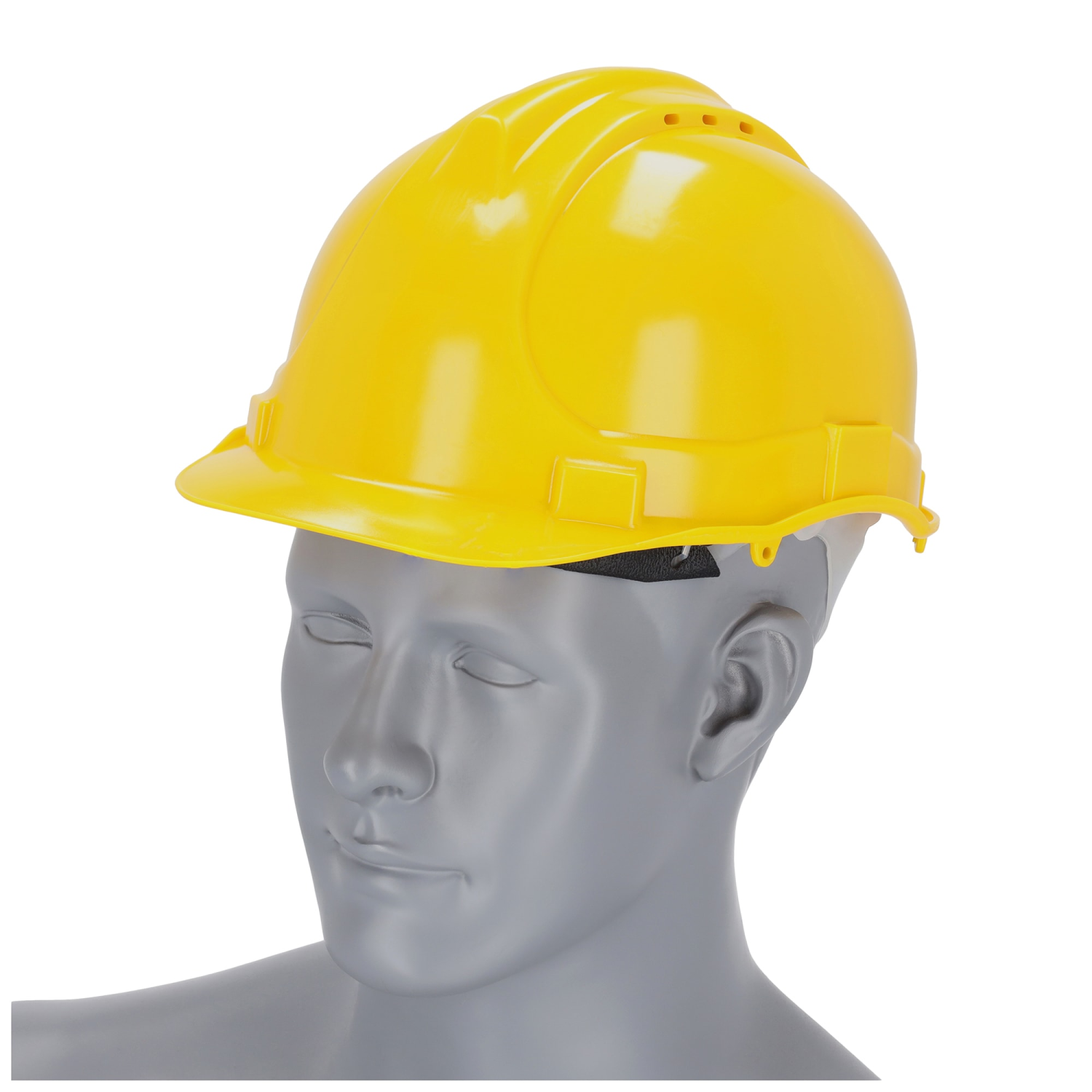 Industrial safety helmet HELIUS yellow STALCO S-42059