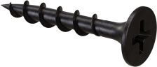 Drywall screw countersunk...