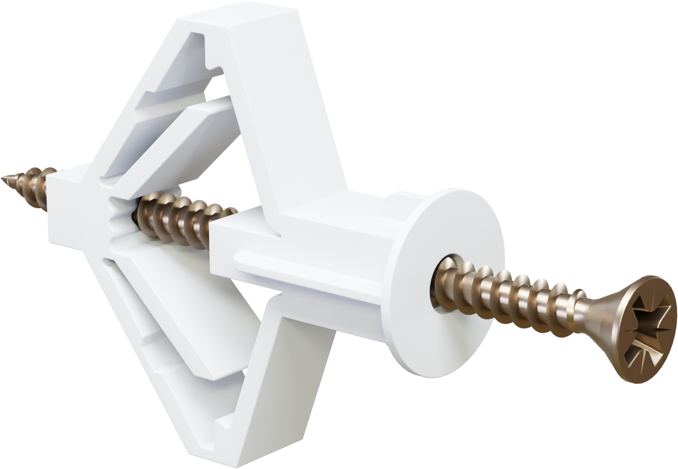 Plug OLA with head screw 10 OLAWK nylon (100/900) STALCO OLAWK