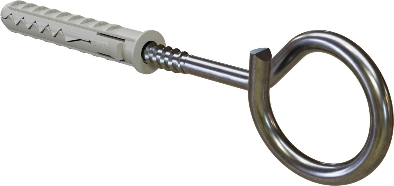 Expansion plug with eye-hook bolt ∅14x120mm STALCO KHO14120