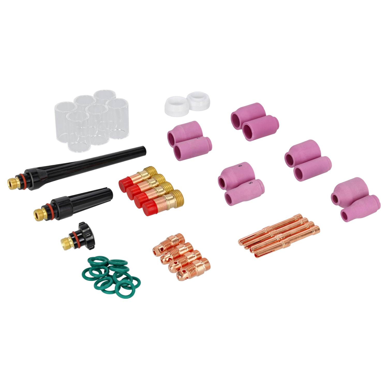 Zestaw akcesoriów 49 el. do spawarki TIG STALCO PERFECT S053998771