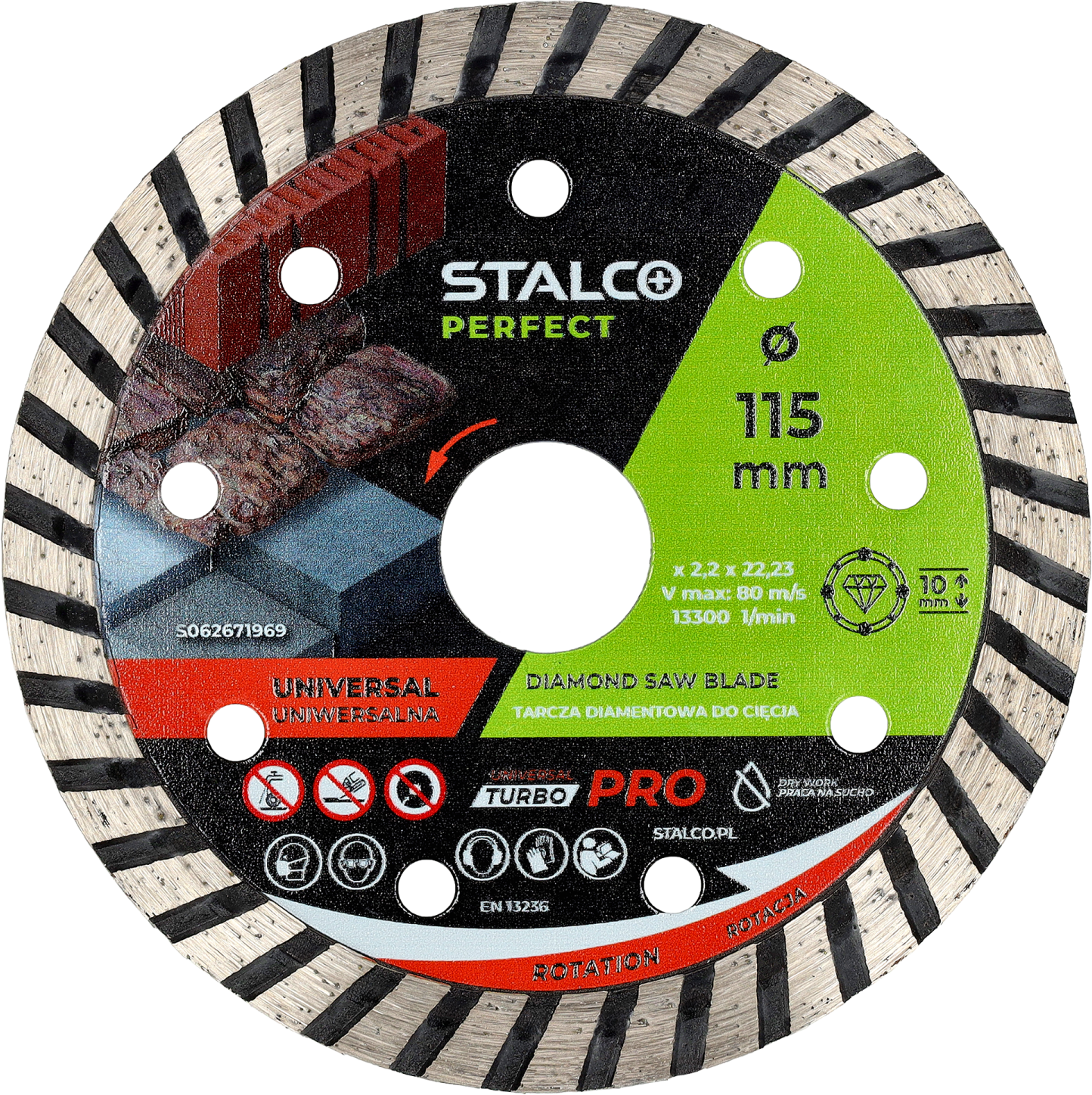 Tarcza diamentowa UNIVERSAL TURBO PRO