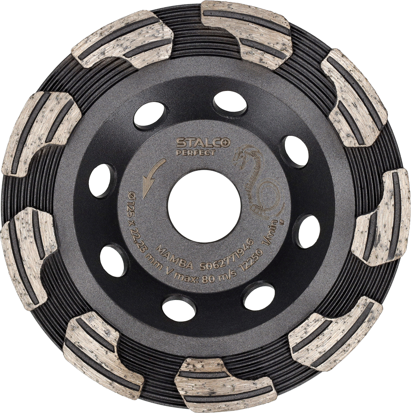 Tarcza diamentowa szlifierska ULTRA GRIND MAMBA 125mm STALCO PERFECT S062771946