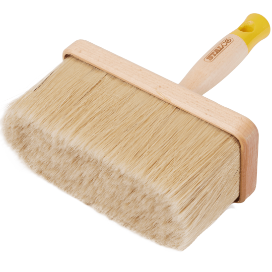 Wide paintbrushes